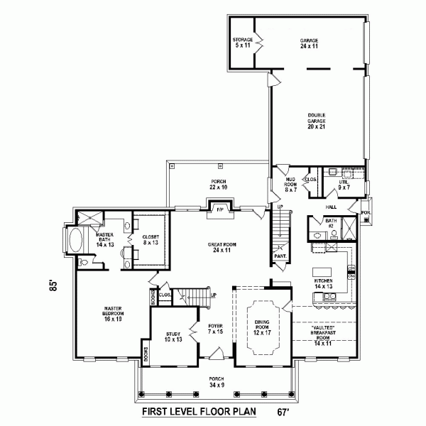 Southern Level One of Plan 48748