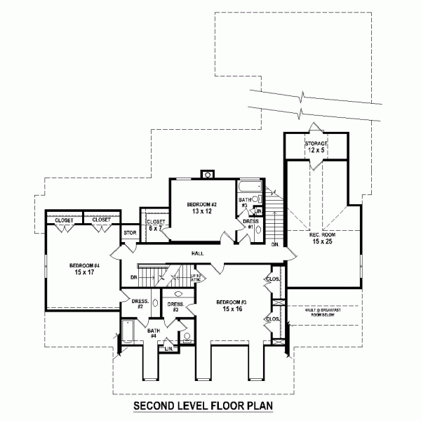 Southern Level Two of Plan 48748