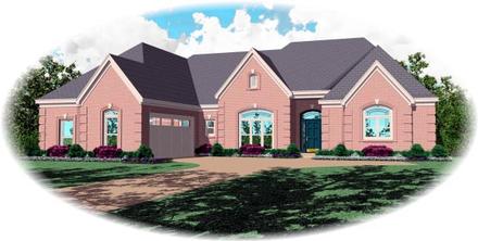 House Plan 48758 Elevation