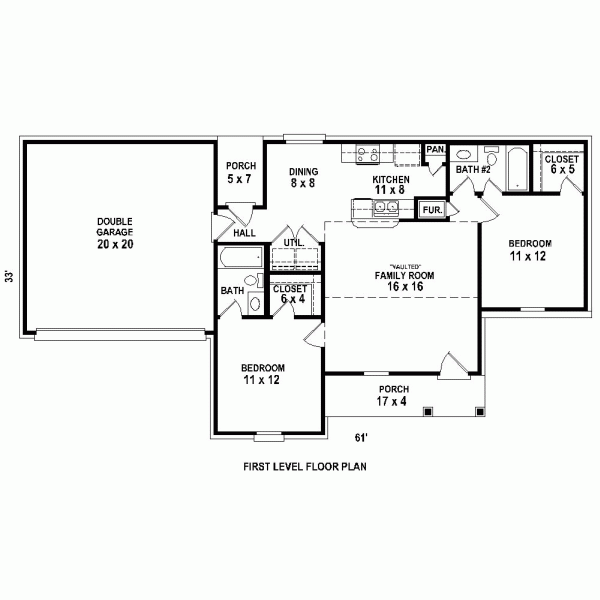 Traditional Level One of Plan 48762