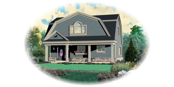 House Plan 48769 Elevation