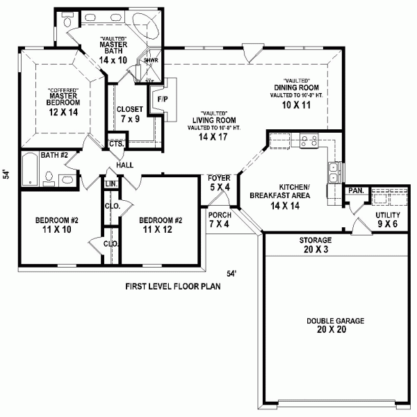 Victorian Level One of Plan 48786