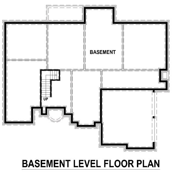 European Traditional Lower Level of Plan 48791