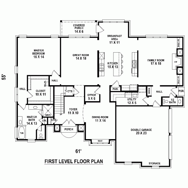 European Traditional Level One of Plan 48793