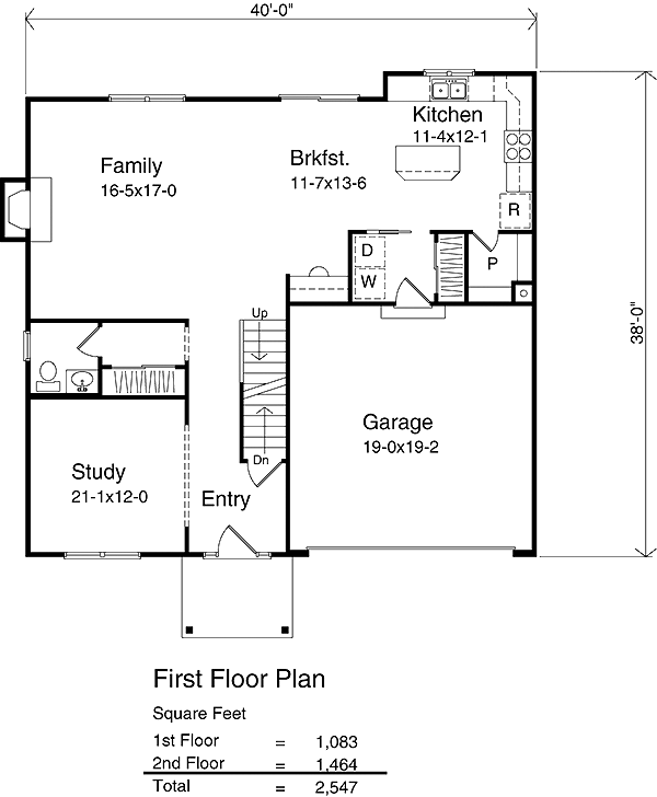 Traditional Level One of Plan 49007
