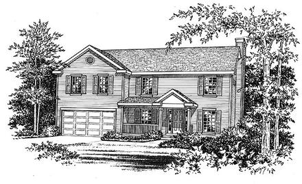 Traditional Elevation of Plan 49008