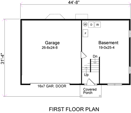 House Plan 49066 First Level Plan