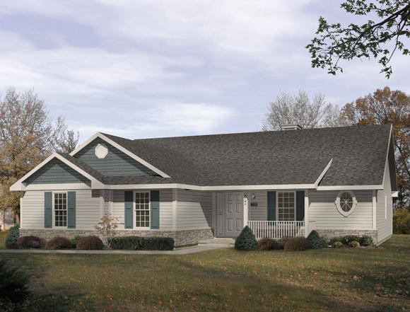 House Plan 49113 Elevation