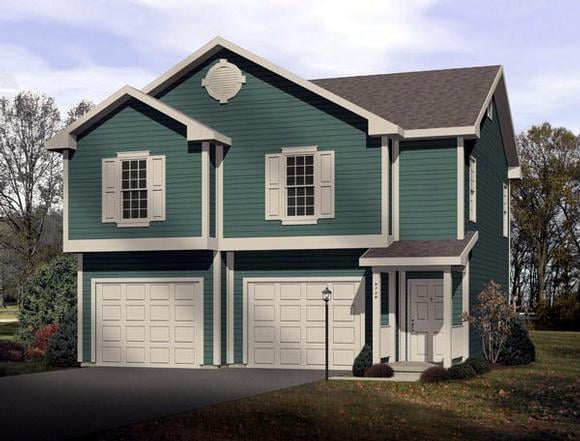 Garage Plan 49117 - 2 Car Garage Apartment Elevation