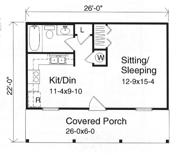 Country Narrow Lot One-Story Level One of Plan 49127