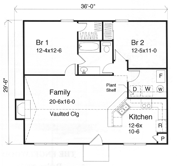 Narrow Lot One-Story Ranch Level One of Plan 49130