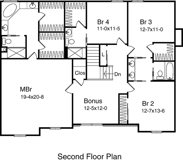 Country One-Story Level Two of Plan 49159