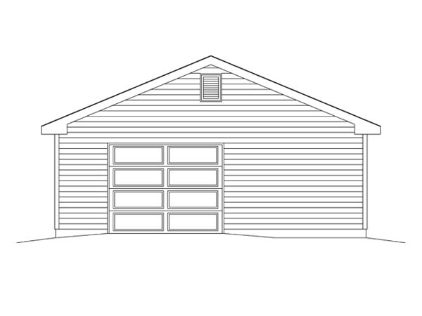  Rear Elevation of Plan 49177