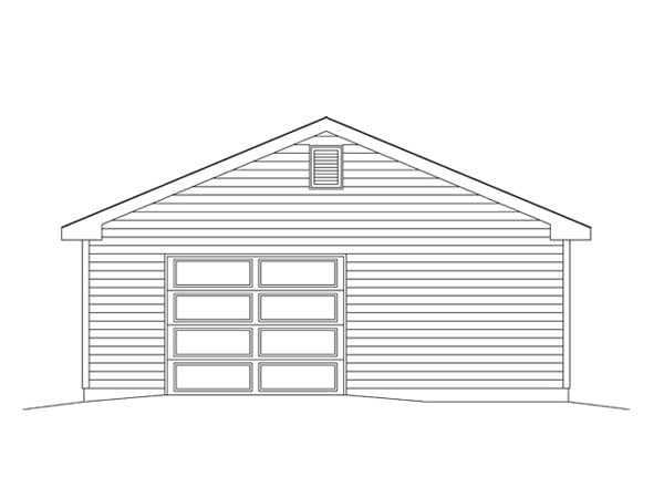  Rear Elevation of Plan 49182