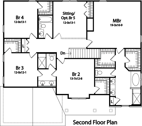 Country Traditional Level Two of Plan 49188