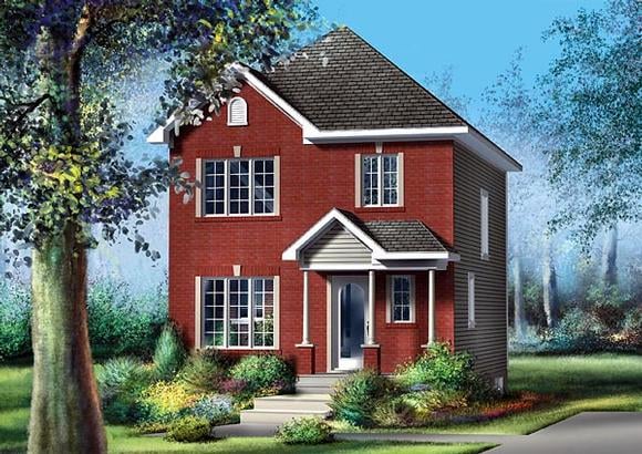 House Plan 49783 Elevation