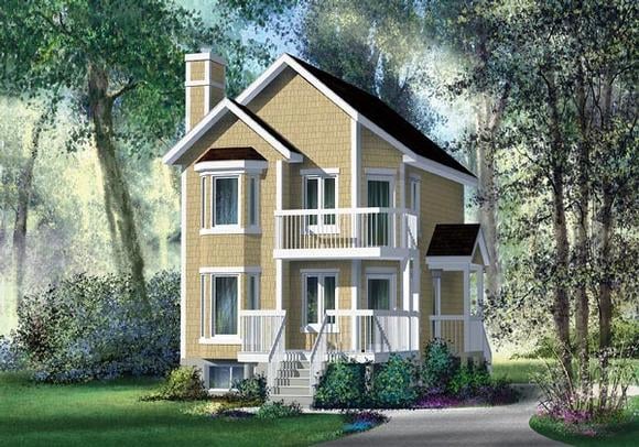 House Plan 49836 Elevation