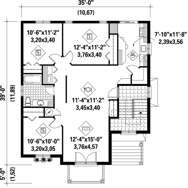Colonial Traditional Level Two of Plan 49851