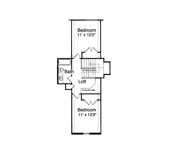 Country Traditional Victorian Level Two of Plan 50012