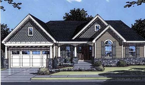 House Plan 50038 Elevation