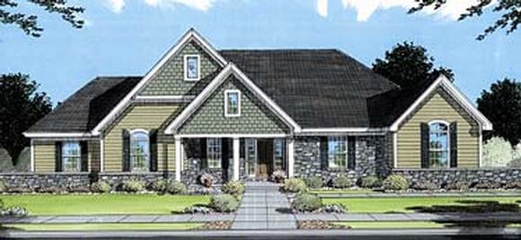 House Plan 50051 Elevation