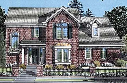 House Plan 50057 Elevation