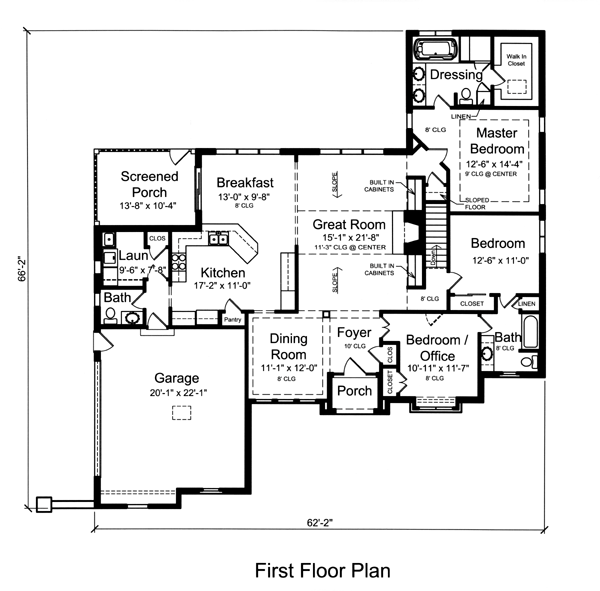 Traditional Level One of Plan 50069