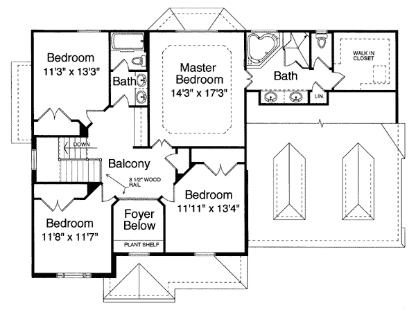 Country European Traditional Level Two of Plan 50071