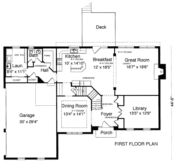 House Plan 50073 at FamilyHomePlans.com