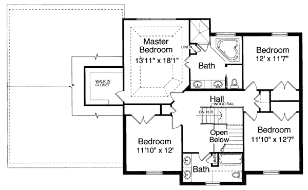 Colonial Southern Level Two of Plan 50079
