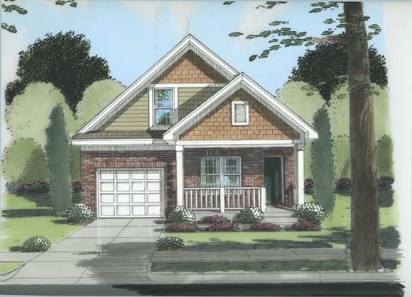 House Plan 50101 Elevation