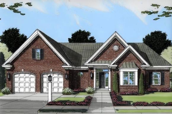 House Plan 50103 Elevation