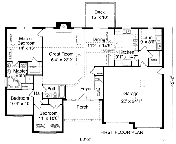 Ranch Level One of Plan 50104