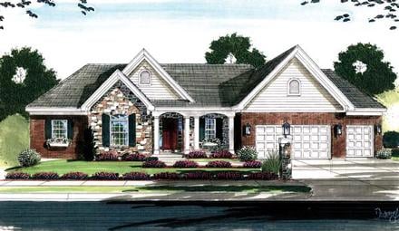 House Plan 50128 Elevation