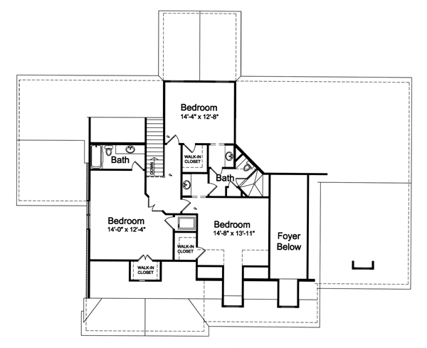 One-Story Ranch Level Two of Plan 50131