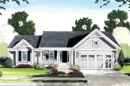 House Plan 50136 Elevation