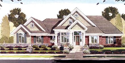 Craftsman Elevation of Plan 50140