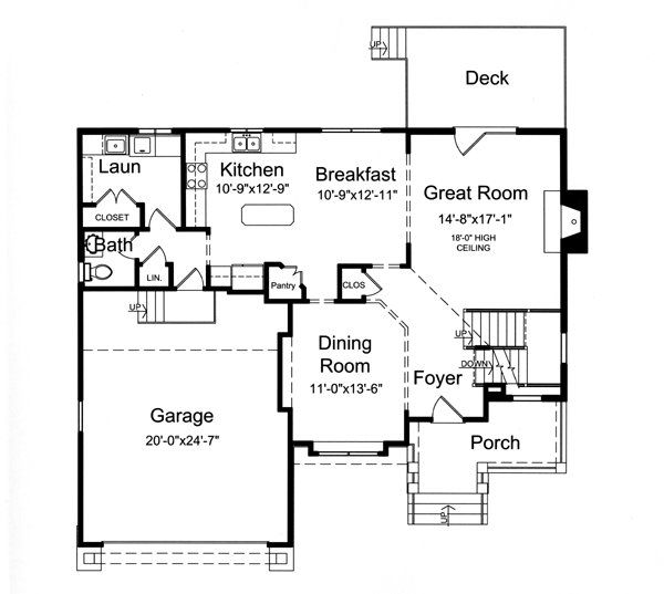 Coastal Traditional Level One of Plan 50145