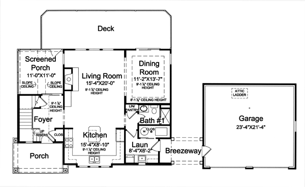 Cottage Level One of Plan 50170