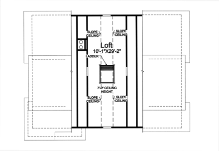 House Plan 50170 Third Level Plan