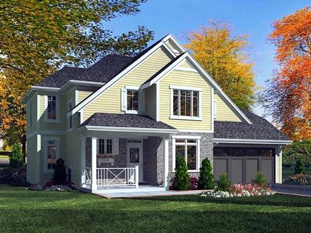 Craftsman Elevation of Plan 50174