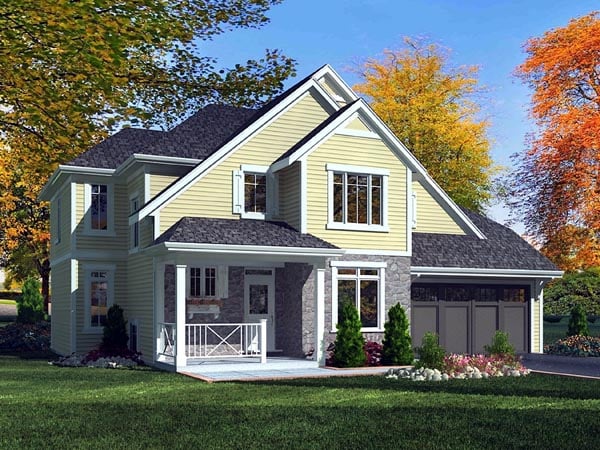 Plan 50174 | Craftsman Style with 4 Bed, 3 Bath, 2 Car Garage