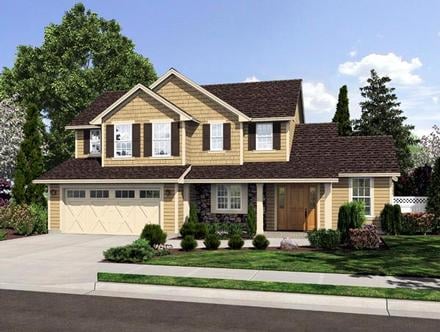 House Plan 50185 Elevation