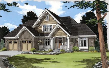 Craftsman Elevation of Plan 50190