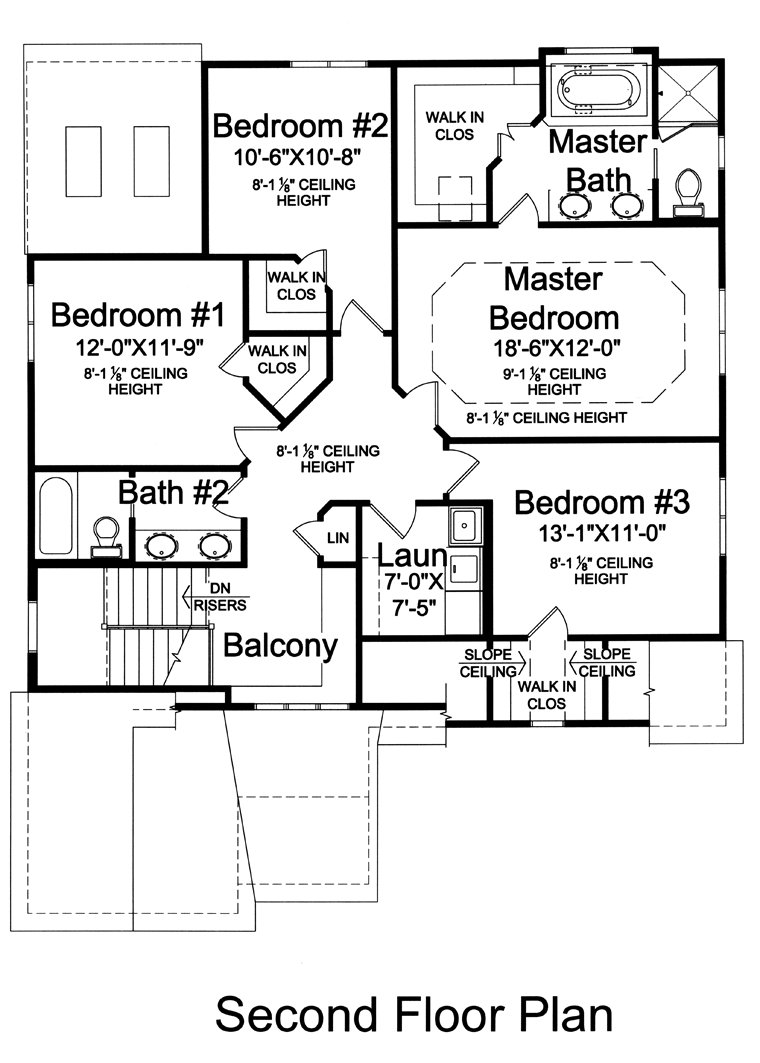 Cottage Craftsman Level Two of Plan 50191