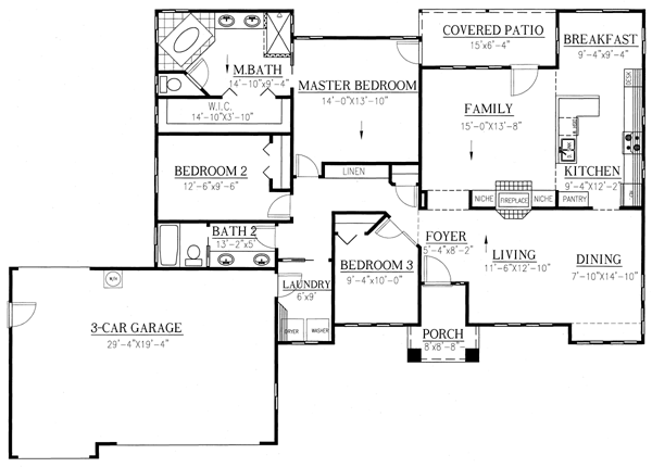 Mediterranean Level One of Plan 50204