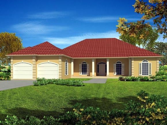 House Plan 50211 Elevation