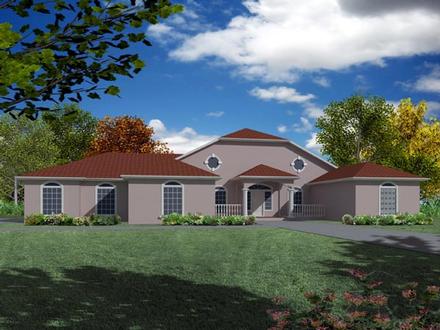 House Plan 50217 Elevation