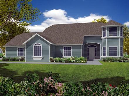 Ranch Elevation of Plan 50226