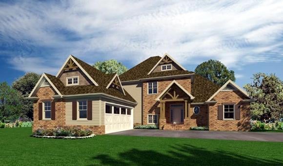 House Plan 50229 Elevation